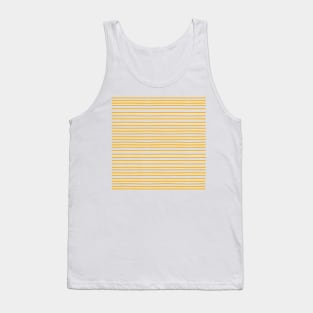 Parallel yellow stripes pattern Tank Top